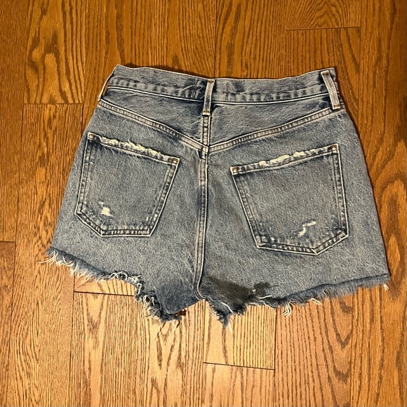 AGOLDE denim cutoff shorts - Picture 3 of 7